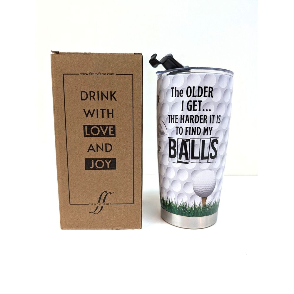 Golf Ball Humor Insulated Tumbler, 20oz.